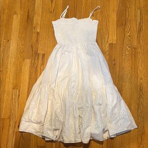 Aqua Brand White Eyelet Women’s Dress Size Small